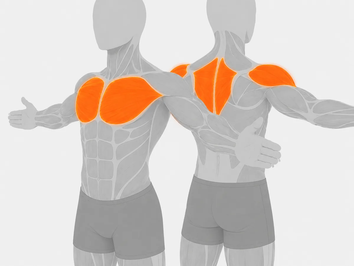 Muscoli coinvolti — Peck Fly & Rear Back