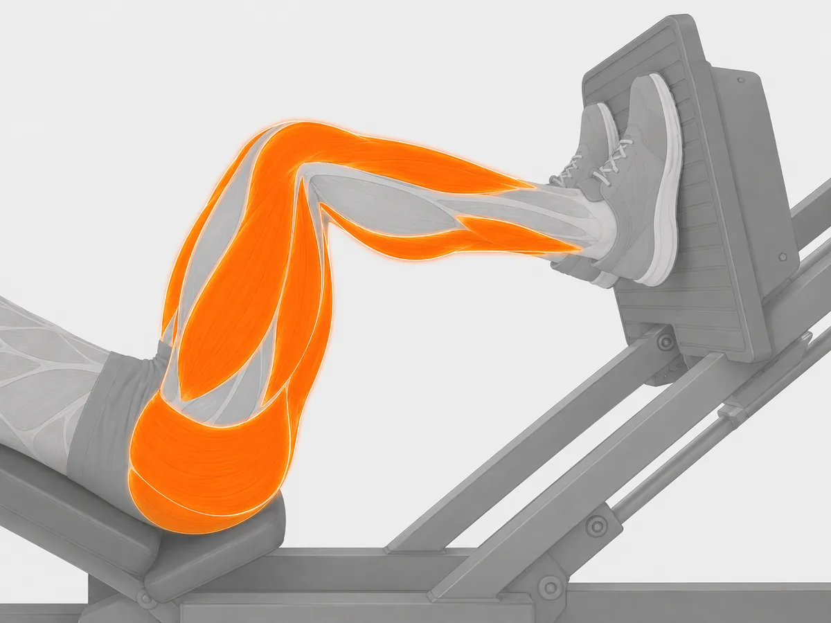 Muscoli coinvolti — Leg Press