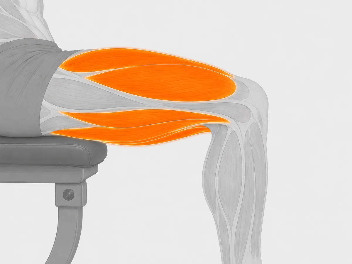 Muscoli coinvolti — Leg Extension & Curl